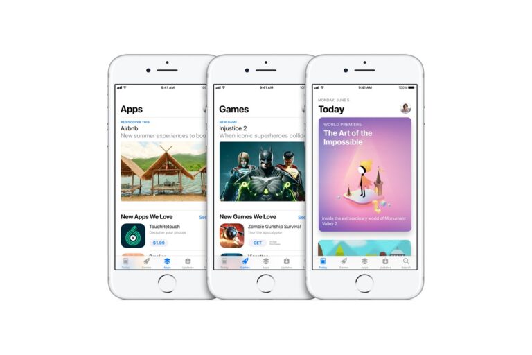Apple App Store on iphone