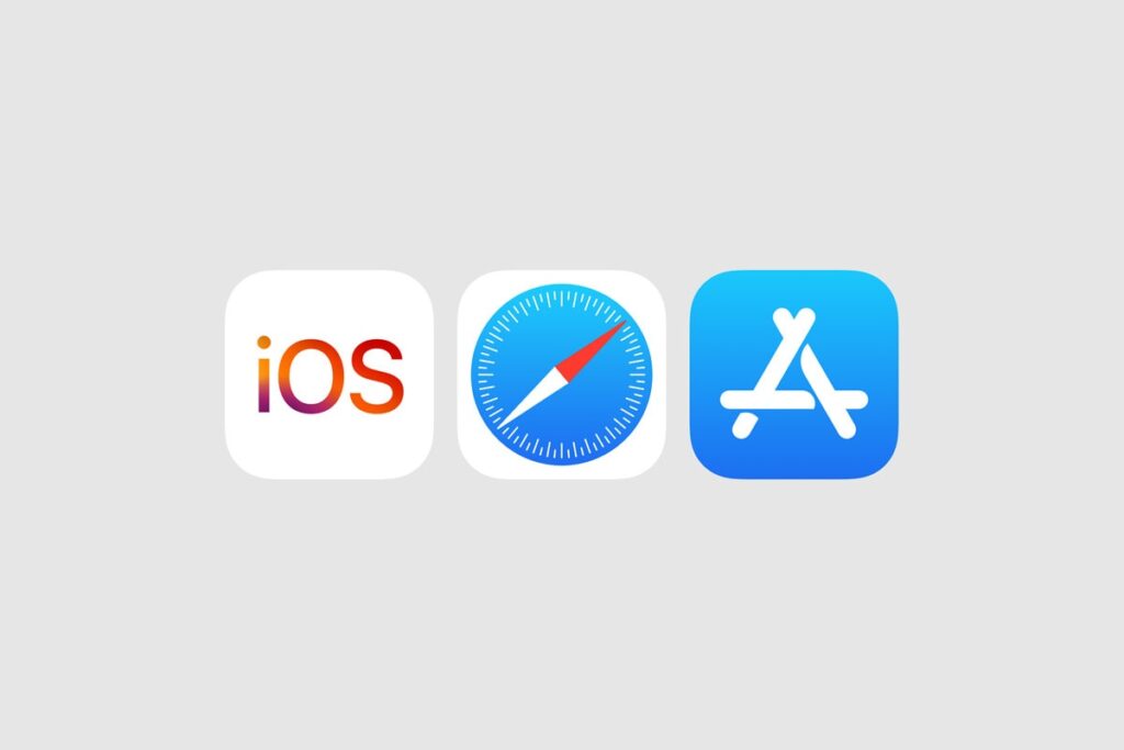 Apple iOS, Safari och App Store